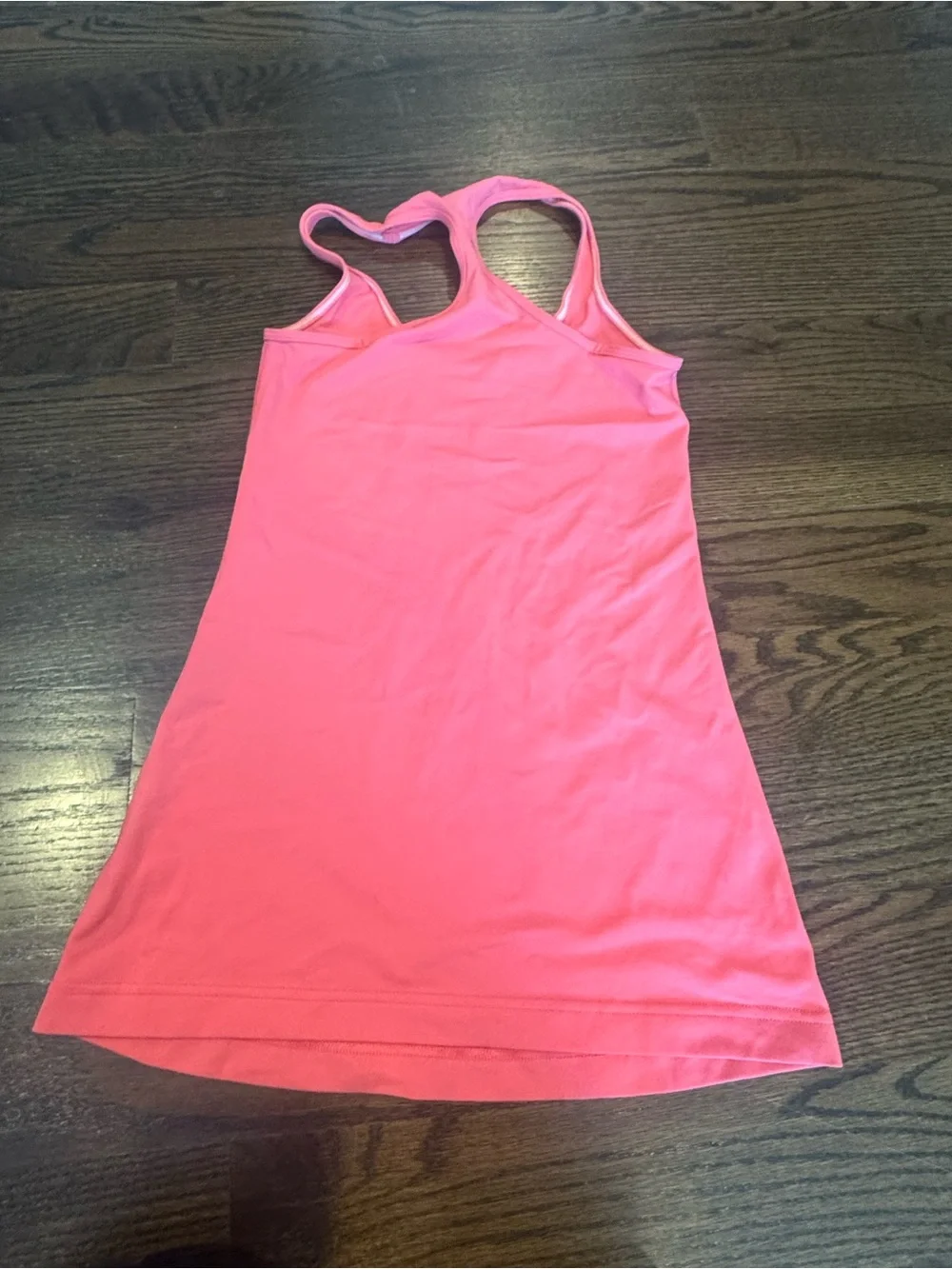 lululemon athletica Coral Pink Racerback Tank Top